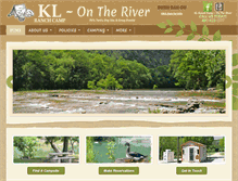 Tablet Screenshot of kl-river.com